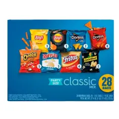 Frito-Lay Snacks Classic Mix Party Size Variety Pack &ndash; 28ct/27.25oz