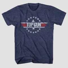 Men's Top Gun Short Sleeve Graphic T-Shirt - Blue