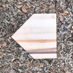 MLB 12-Inch Wooden Home Plate Cutting Board, New York Mets