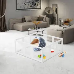 Erommy 10-Panel Dog Playpen With Door, Easy Assembly Pet Playpen for Cats, Dogs, Rabbits and Other Small Animals