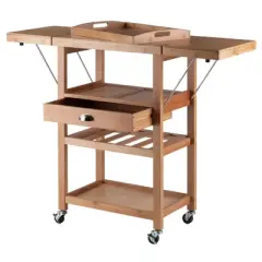 Barton Kitchen Cart Bamboo Natural - Winsome