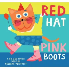 Red Hat, Pink Boots - (Mix-And-Match) by  Nelleke Verhoeff (Board Book)