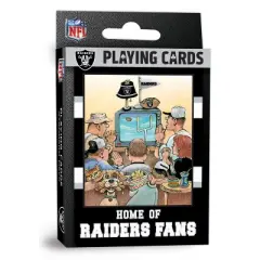 MasterPieces Officially Licensed NFL Las Vegas Raiders Fan Deck Playing Cards - 54 Card Deck