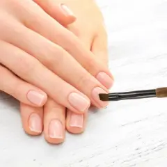 Unique Bargains French Style Nail Painting Brushes Set for Polish Painting Home DIY Brown 3 Pcs