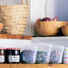 Stasher Reusable Bowls Starter Set - 3pk - Clear