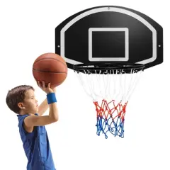 Large Wall Mounted Basketball Hoop W/28.5'' x 18'' Shatterproof Backboard Toy Gift