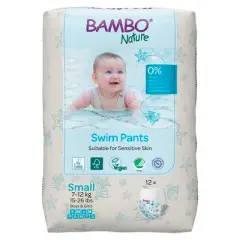 Bambo Nature White Baby Swim Diaper