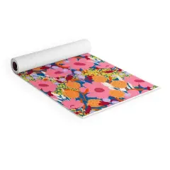 Sewzinski Pink Wildflowers (6mm) 70" x 24" Yoga Mat - Society6