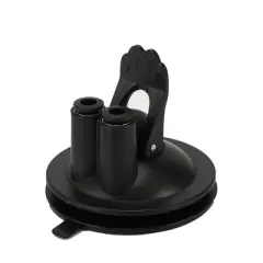 Unique Bargains Cat Plaything Replacement Rod W/ Suction Cup Base Black