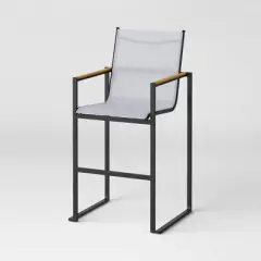 Henning 2pk Bar Height Patio Chairs - White - Project 62&trade;