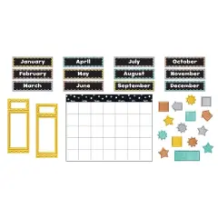 TREND I &hearts; Metal&trade; Wipe-Off&reg; Calendar Bulletin Board Set