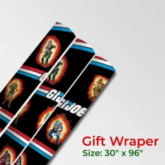 Trick Or Treat Studios GI Joe Heroes Wrapping Paper | 30 x 96 Inches