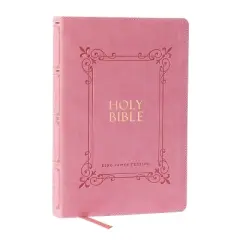 KJV Holy Bible: Large Print with 53,000 Center-Column Cross References, Pink Leathersoft, Red Letter, Comfort Print: King James Version