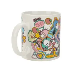 Hello Kitty & Friends Character Sticker Collage 16 Oz. Ceramic Mug