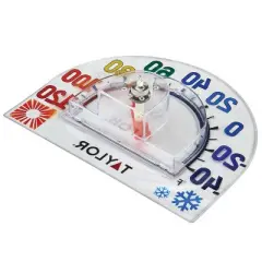 Taylor&reg; Precision Products Four-Season Static Cling Thermometer in White