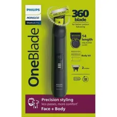 Philips Norelco OneBlade 360 Pro Face & Body Trimmer