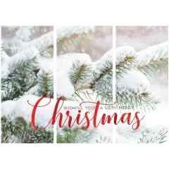 CEO Cards Christmas Foil Printed Greeting Cards Box Set of 25 Cards & 26 Envelopes - H1702