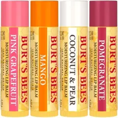 Burt's Bees Moisturizing Lip Balm - Superfruit - 4pk
