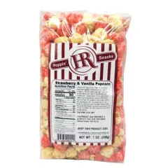 HR Poppin' Snacks 7 oz Strawberry & Vanilla Popcorn - Pack of 2