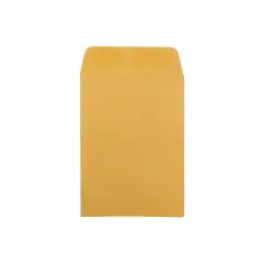 JAM Paper 5.5 x 7.5 Open End Catalog Envelopes Brown Kraft Manila 4101I