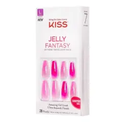 KISS Products Jelly Fantasy Fake Nails  - 2pk/56ct