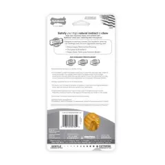 Nylabone Power chew Curvy Dental Chew Peanut Butter Flavor Giant