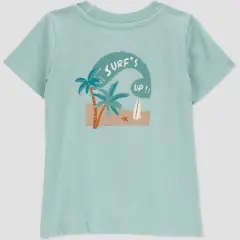 Carter's Just One You&reg; Baby Boys' Striped Surfs Up Top & Bottom Set - Green