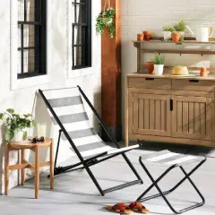 Slat Wood Outdoor Round Accent Table - Natural - Hearth & Hand&trade; with Magnolia