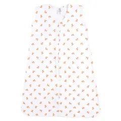 Luvable Friends Baby Boy Sleeveless Jersey Cotton Sleeping Bag, Sack, Blanket, Fox Jersey