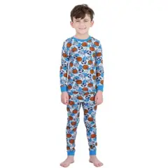 Sleep On It Boys Super Soft 2-Piece Snug Fit Pajama Set - Sports