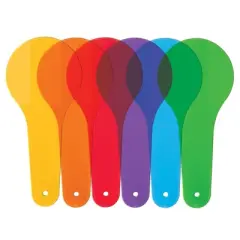 Learning Resources Set of 18 Color Paddles Grades PreK/Ages 3plus Classroom Supplies