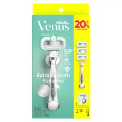 Venus Extra Smooth Sensitive System Razor + Razor Blade Refills