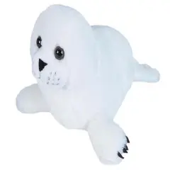 Wild Republic Cuddlekins Harp Seal Pup Stuffed Animal, 12 Inches