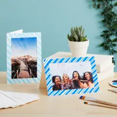 Best Paper Greetings 48-Pack Photo Frame Cards with Envelopes, Notecards for 4x6 Picture Insert for Weddings, Graduation, Christmas, Birthdays (White)