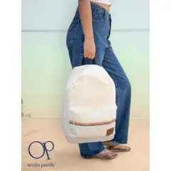 Ocean Pacific OG 18.5" Corduroy Backpacks for Boy and Girl, Casual Daypack for Men Women, Fits 15.6 Inch Laptop