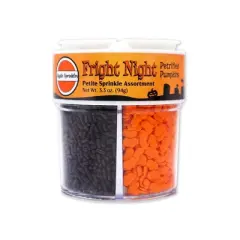 Mystic Sprinkles Fright Night Petrified Pumpkins Petite Sprinkle Assortment 3.3oz