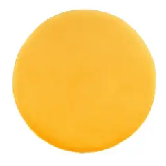 BirdRock Home Round Velvet Ottoman Foot Stool - Yellow