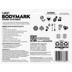 BodyMark by Bic 5pk Pastel Blister Tattoo Marker