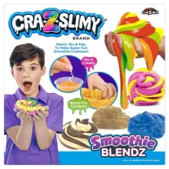 Cra-Z-Slimy Smoothie Blendz: Creative Thinking Slimes & Putties Set, 15-Pieces, Includes Fun Colors