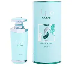 Lattafa Mayar Natural Intense By Lattafa Unisex Coconut Water, Fig, Green Tangerine, Loutus, Jasmine  Eau De Parfum Spray 3.4 Oz