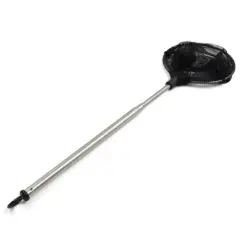 Unique Bargains Stainless Steel Telescopic Handle Aquarium Pond Shrimp Fish Skimming Net 2.8" Dia