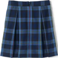 Lands' End Women's Plaid Pleated Skort Top of Knee