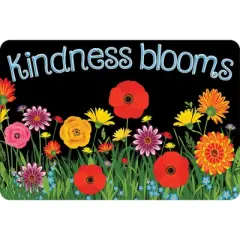Ashley Productions&reg; The Original Fun Mat&trade;, Welcome Mat, 15.5" x 23.5", Kindness Poppy Welcome