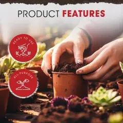 Michigan Peat Garden Magic Organic Planting Potting Top Soil Blend Mix for Indoor and Outdoor Gardening and Landscapes, 40 Pound Bag