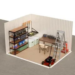 10&times;8 FT Extra Large Outdoor Storage Shed with 4 Air Vents, Weather-Resistant Carbon Steel Tool Shed for Backyard or Garden&ndash;The Pop Home