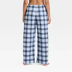Women's Flannel Wide Leg Pajama Pants - Wild Fable&trade;
