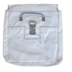 Moose Supply Vinyl Sand Bag Cover Extra Durable Strong PVC to Anchor Inflatables, Tents and More, 21"x21" 50 Pound Capacity, White 10 Pack