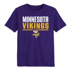 NFL Minnesota Vikings Boys' Short Sleeve Cotton T-Shirt