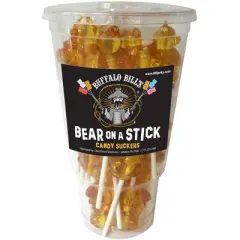 Buffalo Bills 24-ct Honey Bears On A Stick (made with real honey) - Three 24-Ct Cups