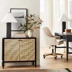 Square Table Lamp with Tapered Shade Black - Threshold&trade; designed with Studio McGee